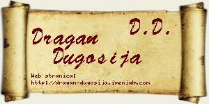 Dragan Dugošija vizit kartica